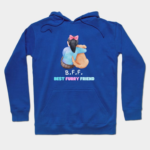 BFF Best Furry Friend Hoodie by EdSan Designs